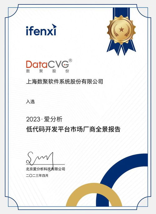 2023愛(ài)分析 低代碼開(kāi)發(fā)平臺(tái)市場(chǎng)廠商評(píng)估報(bào)告 數(shù)聚股份