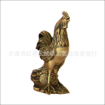 宇卓銅器銅公雞擺件賞析｜匠心鑄造的吉祥寓意與工藝美學